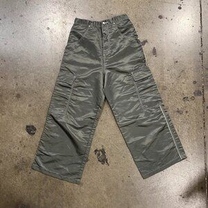 Breakdown Metallic Grey Rave Pants